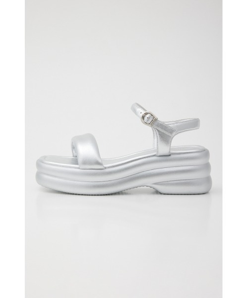 STACCATO（スタッカート）の「パフィーバウムライクソールサンダル（サンダル・レディース・ホワイト/シルバー・23.5cm/24cm/24.5cm/23cm/22.5cm）」の4枚目の写真