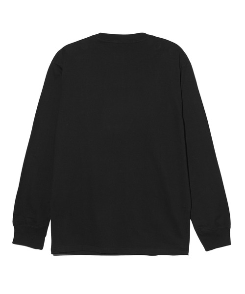 X-girl(エックスガール)の「FACE L/S TEE(Tシャツ/カットソー・レディース・ブラック/ホワイト・S/M/L/XL)」の3枚目の写真
