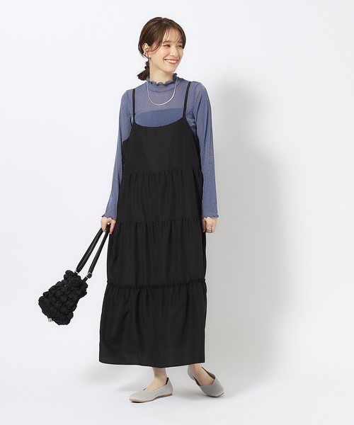 SHOO・LA・RUE(シューラルー)の「◆洗えて涼し気 透かし編みニットパンプス(パンプス・レディース・ブラック/ブルー/シルバー/オフホワイト・45/35/25)」の17枚目の写真