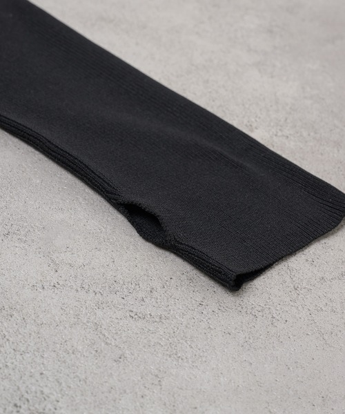 VIOLETTA（ヴィオレッタ）の「チョーカー付きシアードッキングリブニット（ニット/セーター・レディース・ホワイト/ブラック/ブルー/レッド・FREE）」の22枚目の写真