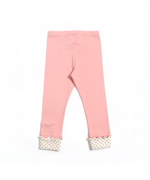 KP（ケーピー）の「うさぎお顔モチーフ裾折り返しスパッツ(80～120)（その他パンツ・キッズ・チャコールグレー/ピンク/オフホワイト・120cm/100cm/110cm/90cm/80ｃｍ）」の6枚目の写真