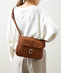 And A（アンドエー）の「SLOW スロウ / shrink-hunting shoulder シュリンクレザーハンティングショルダーバッグ / 858S37P（ショルダーバッグ）」