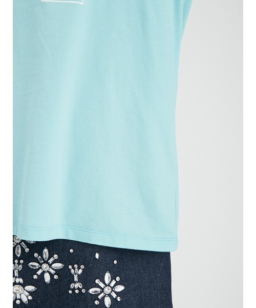 FURFUR（ファーファー）の「【上國料萌衣コラボ】ナンバーTシャツ（Tシャツ/カットソー・レディース・ブルー/ブラック/ピンク・FREE）」の6枚目の写真