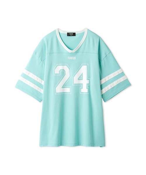 FURFUR（ファーファー）の「【上國料萌衣コラボ】ナンバーTシャツ（Tシャツ/カットソー・レディース・ブルー/ブラック/ピンク・FREE）」の16枚目の写真