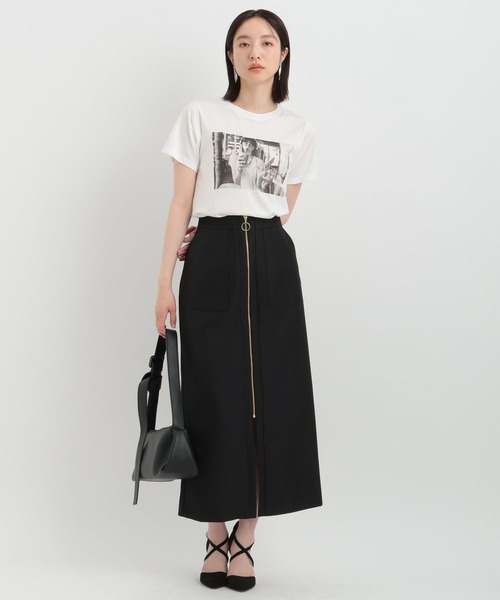 Andemiu(アンデミュウ)の「フォトプリントT143959(Tシャツ/カットソー・レディース・ホワイト系その他6/ホワイト系その他5・FREE)」の7枚目の写真