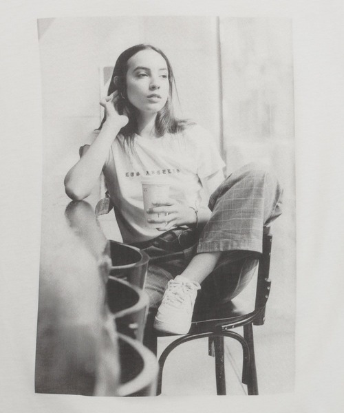 Andemiu(アンデミュウ)の「フォトプリントT143959(Tシャツ/カットソー・レディース・ホワイト系その他6/ホワイト系その他5・FREE)」の16枚目の写真