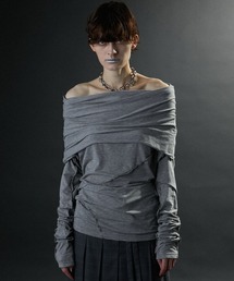 PRANK PROJECT | 【24AUTUMN PRE ORDER】アウトシームドレープトップ / Out Seam Drape Top(Tシャツ/カットソー)