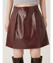 コクーンフレアミニスカート