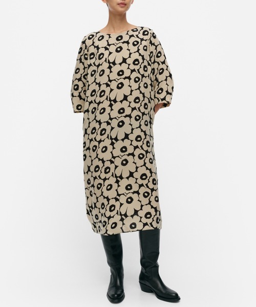 marimekko（マリメッコ）の「Mini Unikko / cupro dress