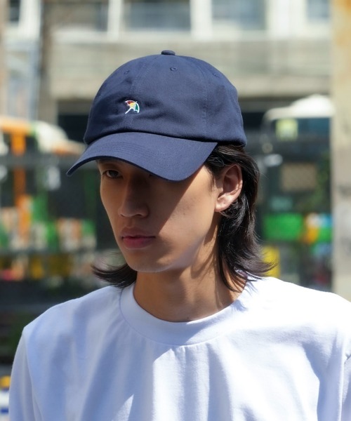 Arnold Palmer（アーノルドパーマー）の「【Arnold Palmer/アーノルドパーマー】 newhattanコラボ ワンポイントロゴ刺繍キャップ（キャップ・メンズ・ダークブルー/カーキ/ミント/クリアブルー/オレンジ/ネイビー/ホワイト/チャコールグレー/ダークグリーン・FREE）」の6枚目の写真