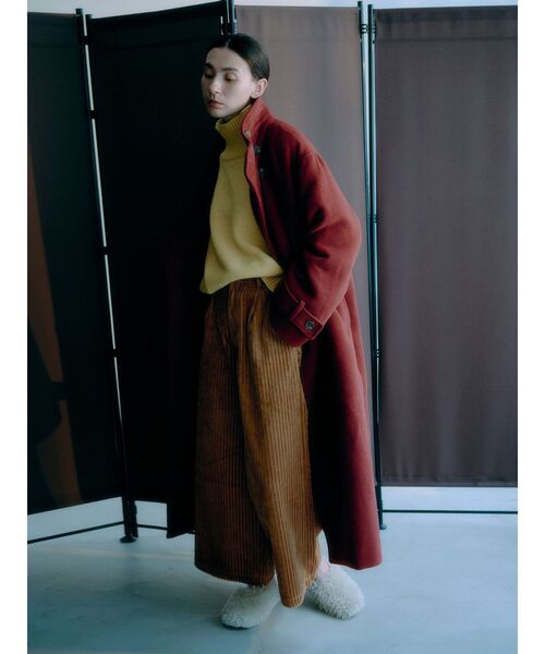 Ungrid（アングリッド）の「コーデュロイワイドパンツ（その他パンツ・レディース・アイボリー/オレンジ・SMALL/MEDIUM）」の21枚目の写真