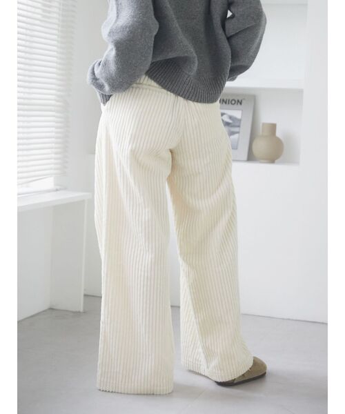 【セール】コーデュロイワイドパンツ（その他パンツ）｜Ungrid（アングリッド）