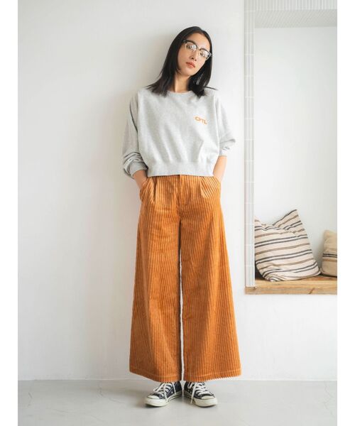 【セール】コーデュロイワイドパンツ（その他パンツ）｜Ungrid（アングリッド）