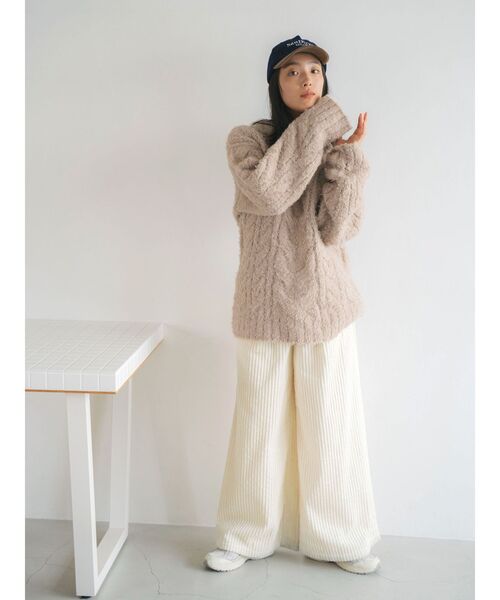 【セール】コーデュロイワイドパンツ（その他パンツ）｜Ungrid（アングリッド）