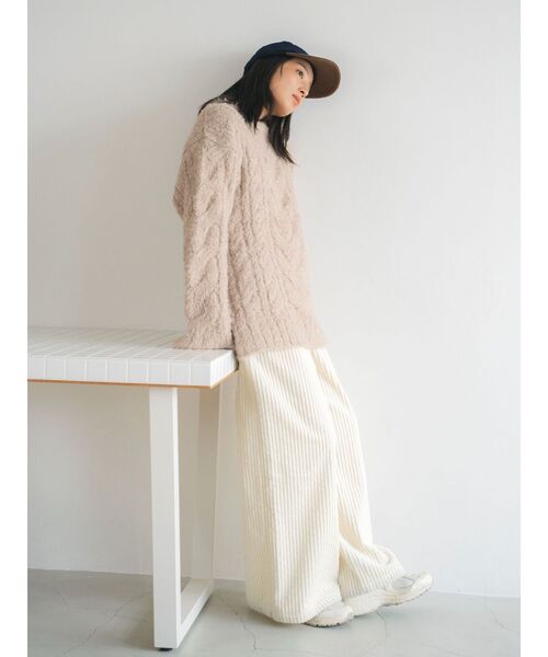 【セール】コーデュロイワイドパンツ（その他パンツ）｜Ungrid（アングリッド）