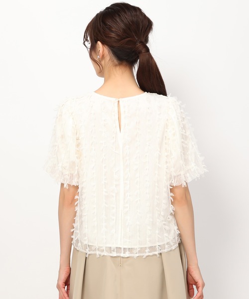 MISCH MASCH(ミッシュマッシュ)の「リボンチュールブラウス/MM438106(シャツ/ブラウス・レディース・ブラック/アイボリー・フリ-)」の20枚目の写真