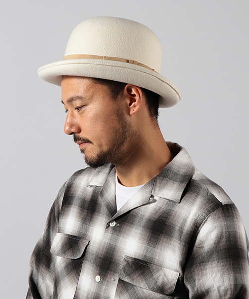 BEAMS(ビームス)の「【予約】MANIERA×BEAMS / ボーラーハット 100(ハット・メンズ・ブラック/チャコールグレー/ダークブラウン/ネイビー/その他/その他1/その他2/その他3/その他4/その他5/その他6/その他7・SMALL/MEDIUM/LARGE)」の21枚目の写真