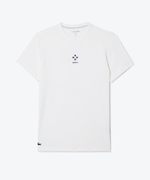 【セール】『ダニール・メドベージェフ』シグネチャープリントドライTシャツ（Tシャツ/カットソー）｜LACOSTE（ラコステ）