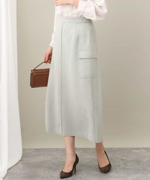 MK MICHEL KLEIN | 2024AW/フェイクスウェードIラインスカート/洗える(スカート)