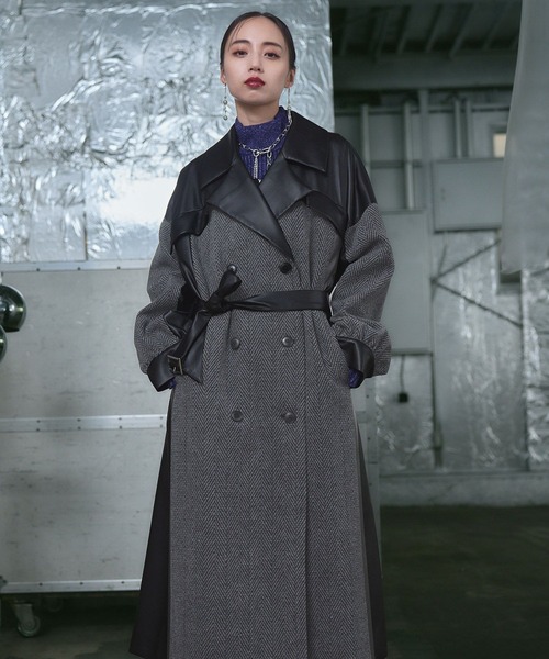 HARE ウーリーテックポケットデザインコート 楽天市場】【SALE／33%OFF】HARE ウーリーテックポケット