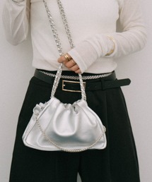 HANNE | フェイクレザーチェーンハンドBAG(ハンドバッグ)