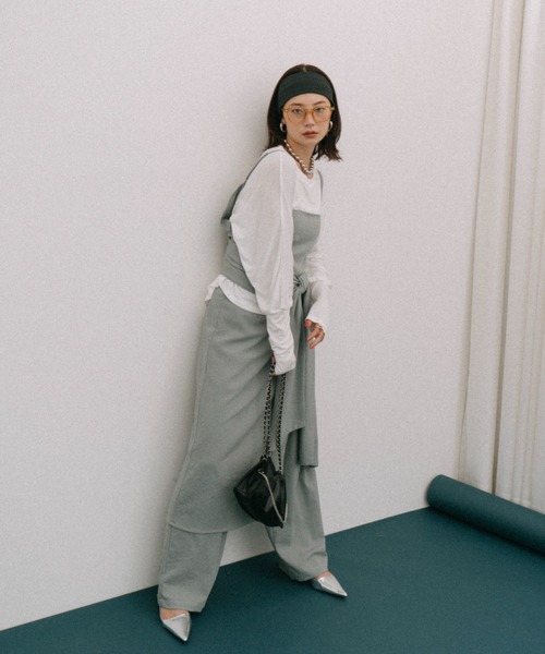 HANNE（アン）の「フェイクレザーチェーンハンドBAG（ハンドバッグ・レディース・シルバー/ブラック・FREE）」の9枚目の写真