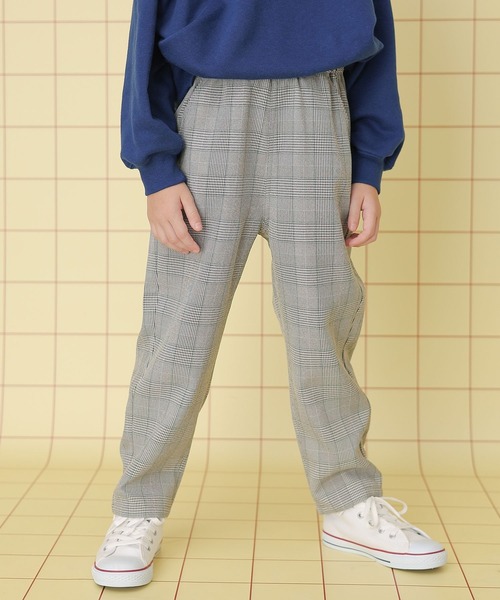LEPSIM(レプシィム)の「【KIDS】アソート柄チェックパンツ 148881(その他パンツ・キッズ・グレー系その他/ブラウン系その他・120/140)」の1枚目の写真