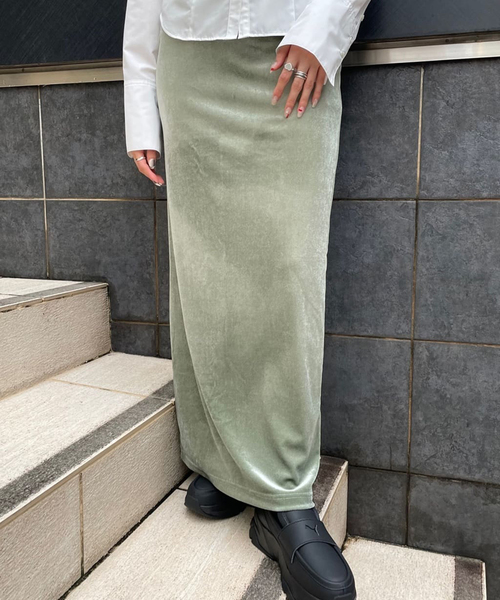 【セール】ベロアタイトスカート（スカート）｜Oriens JOURNAL STANDARD（オリエンス ジャーナルスタンダード）