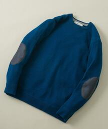 URBAN RESEARCH ROSSO MEN | 『XLサイズあり』ハミルトンラムズウールエルボーパッチニット(ニット/セーター)