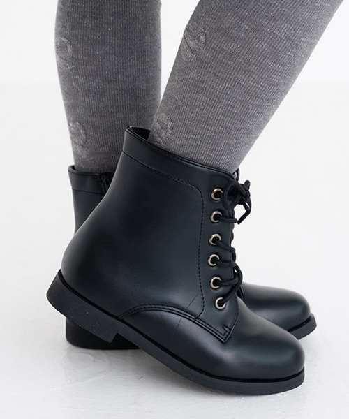 POMPKINS（ポプキンズ）の「【POMPKINS/ポプキンズ】レースアップブーツ（22-24cm）（ブーツ・キッズ・ダークブラウン/ブラック・23cm/24cm/22cm）」の8枚目の写真