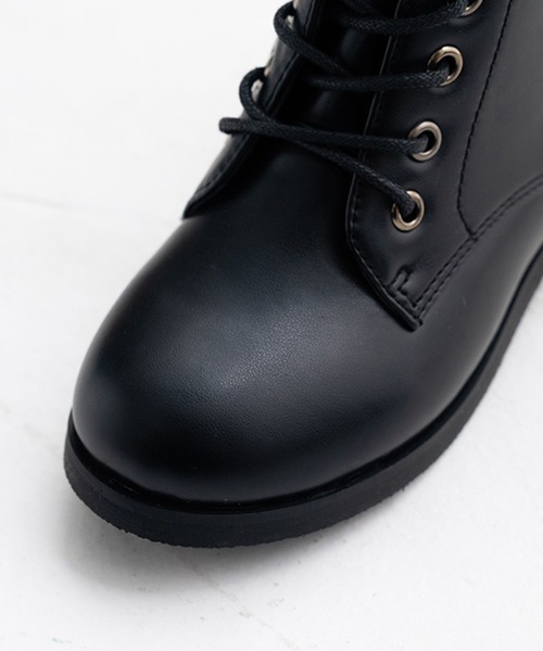 POMPKINS（ポプキンズ）の「【POMPKINS/ポプキンズ】レースアップブーツ（22-24cm）（ブーツ・キッズ・ダークブラウン/ブラック・23cm/24cm/22cm）」の7枚目の写真