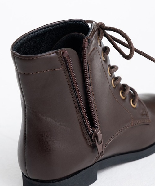 POMPKINS（ポプキンズ）の「【POMPKINS/ポプキンズ】レースアップブーツ（22-24cm）（ブーツ・キッズ・ダークブラウン/ブラック・23cm/24cm/22cm）」の15枚目の写真