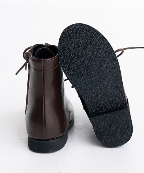 POMPKINS（ポプキンズ）の「【POMPKINS/ポプキンズ】レースアップブーツ（22-24cm）（ブーツ・キッズ・ダークブラウン/ブラック・23cm/24cm/22cm）」の17枚目の写真