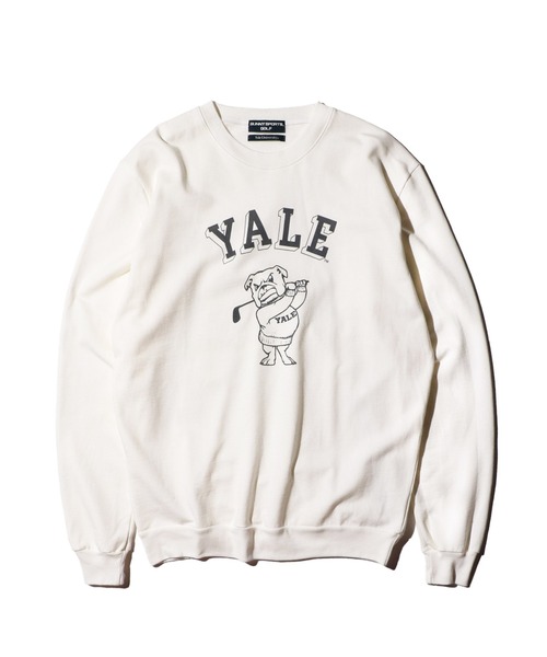 2AM(ツーエイエム)の「【SUNNY SPORTS GOLF サニースポーツゴルフ】YALE GOLF US MADE OVER SIZE CR(Tシャツ/カットソー・メンズ・ブラック/ホワイト・MEDIUM/LARGE)」の1枚目の写真