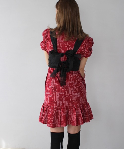 SANSeLF（サンセルフ）の「【SANSeLF】 2wayリボンビスチェ sanw25s006（Tシャツ/カットソー・レディース・ブラック・FREE）」の5枚目の写真