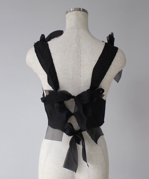 SANSeLF（サンセルフ）の「【SANSeLF】 2wayリボンビスチェ sanw25s006（Tシャツ/カットソー・レディース・ブラック・FREE）」の11枚目の写真