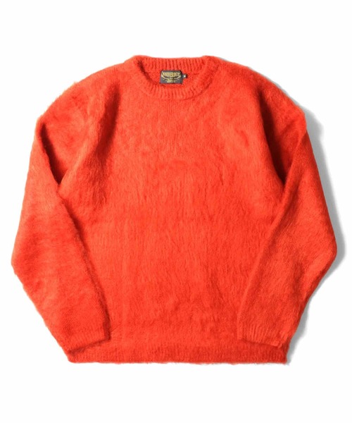 Beautiful Harmony（ビューティフルハーモニー）の「UNIVERD72 モヘアタッチセーター（ニット/セーター・メンズ・マスタード/グリーン/オレンジ/ブラウン/ブラック/ネイビー・X-LARGE/MEDIUM/LARGE/XX-LARGE）」の2枚目の写真