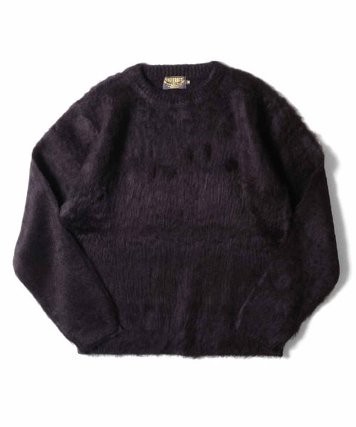 Beautiful Harmony（ビューティフルハーモニー）の「UNIVERD72 モヘアタッチセーター（ニット/セーター・メンズ・マスタード/グリーン/オレンジ/ブラウン/ブラック/ネイビー・X-LARGE/MEDIUM/LARGE/XX-LARGE）」の3枚目の写真