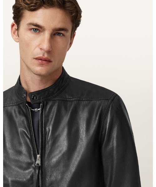 ALLSAINTS ブラックレザージャケット M ブラックレザージャケット | オールセインツ 公式オンラインストア