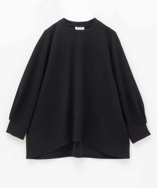 NAVY(ネイビー)の「NAVY きれい見え エンボス チュニックプルオーバー(その他トップス・レディース・グレイッシュベージュ/ブラック/チャコールグレー・M/L)」の11枚目の写真