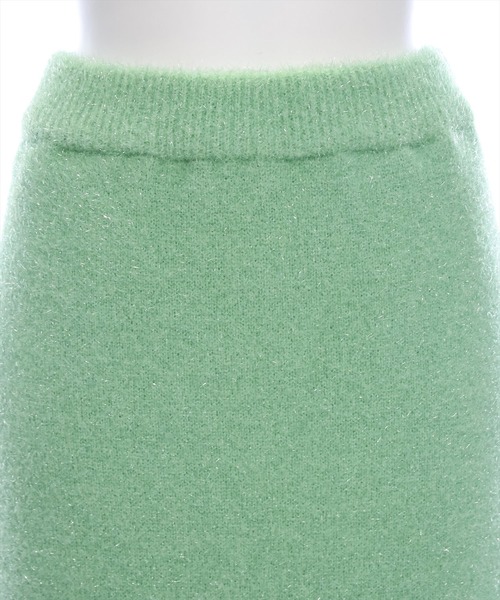 clear（クリア）の「グリッターニットIラインスカート[美シルエット 骨格ストレート セットアップ可能]≪再入荷≫（スカート・レディース・アイボリー/グレー/グリーン・F）」の11枚目の写真