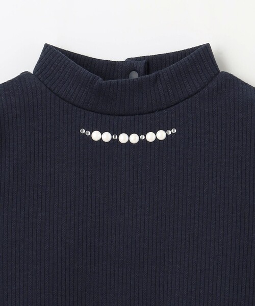 ANY（エニィ）の「ドッキングチュールワンピース（ワンピース・キッズ・ネイビー系/ライラック系・130/120/110/100）」の12枚目の写真