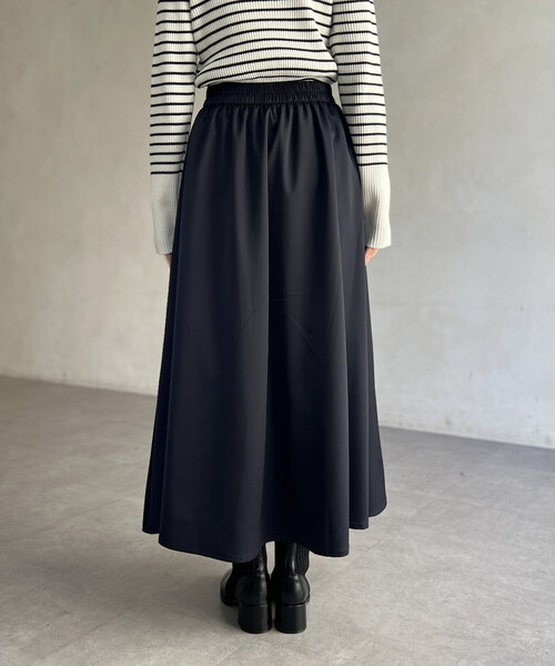 セール】サテンフレアスカート（スカート）｜Chez toi（シェトワ）の