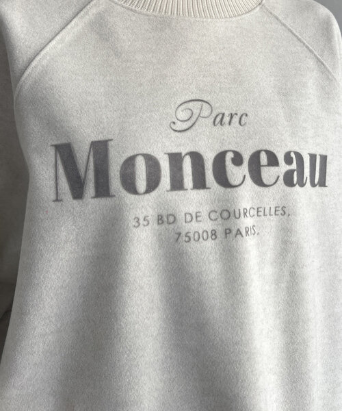 Chez toi（シェトワ）の「圧縮起毛ラグランロゴプルオーバー（Tシャツ/カットソー・レディース・アイボリー/ブラック/グレー・FREE）」の18枚目の写真