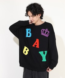 BABYDOLL | 親子お揃い サガラロゴ トレーナー 9927A(スウェット)