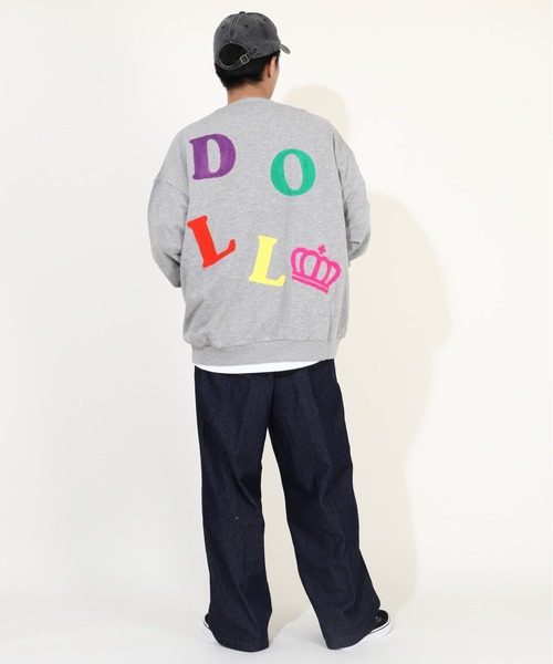 BABYDOLL（ベビードール）の「親子お揃い サガラロゴ トレーナー 9927A（スウェット・レディース・ブラック/アッシュグレー・S/M/L/XL）」の15枚目の写真