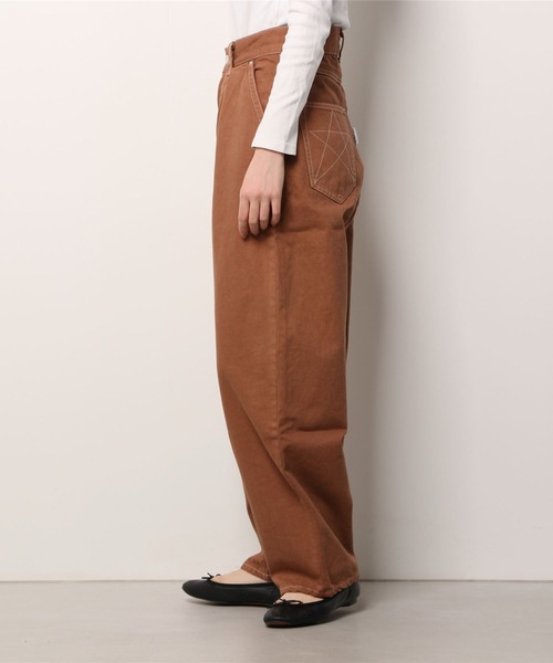 Little sunny bite（リトルサニーバイト）の「【8】【it】【Little sunny bite】Bomber denim pants（デニムパンツ・レディース・ブラウン・SMALL）」の3枚目の写真