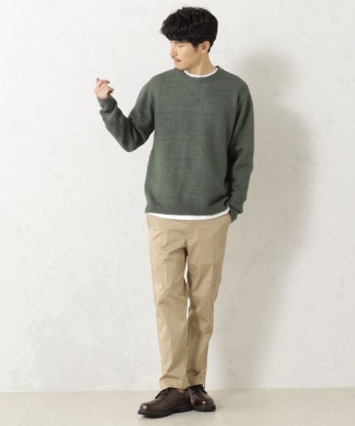 FOUND GOOD（ファウンドグッド）の「フワフワニットプルオーバー（ニット/セーター・メンズ・ネイビー/グレー系/ブラウン系/オレンジ系/グリーン・S/M/L/XL）」の19枚目の写真