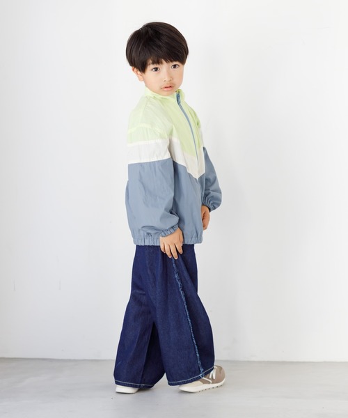 MAKE YOUR DAY(メイクユアデイ)の「サイドフリンジワイドパンツ■80~140cm(その他パンツ・キッズ・ベージュ/ブルー/オフホワイト/ネイビー・80/90/100/110/120/130/140)」の10枚目の写真