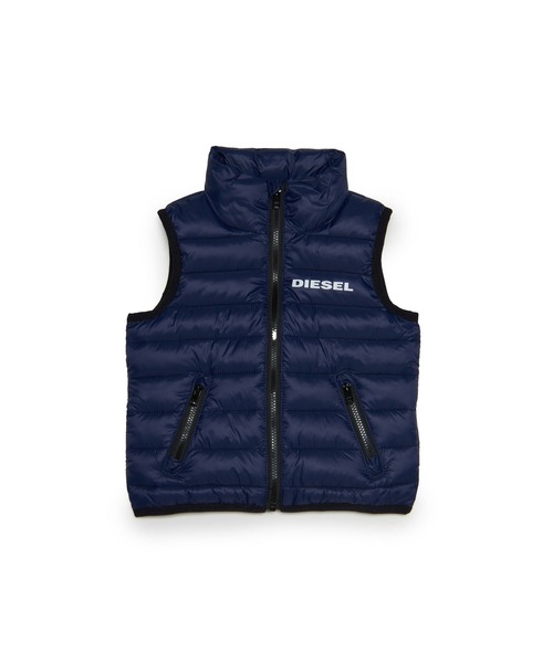 セール】DIESEL（ディーゼル）Baby ブランドロゴダウンベスト